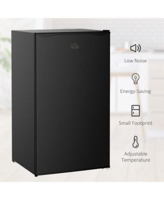 3.2 Cu.Ft Compact Refrigerator with Adjustable Thermostat,
