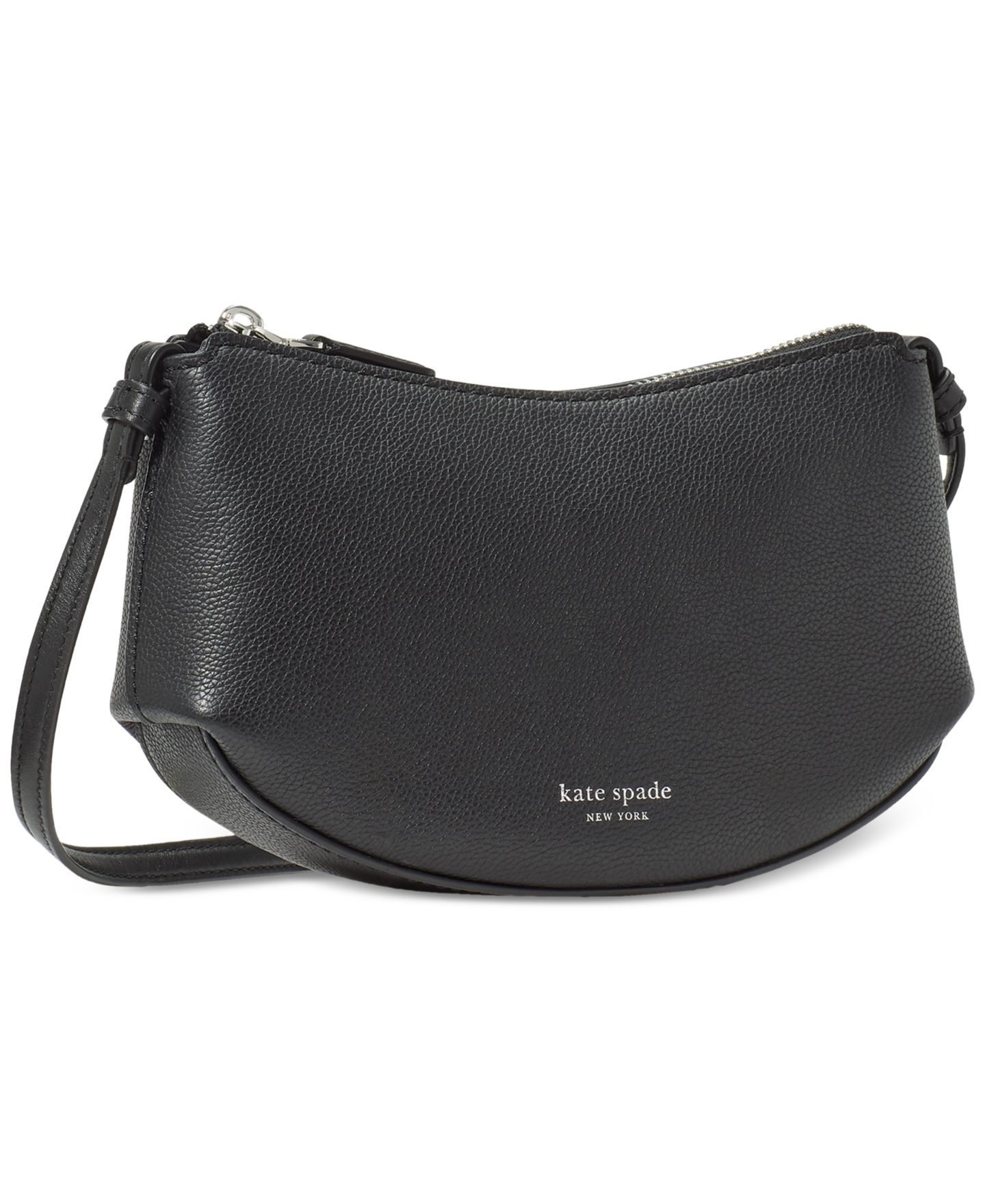 Женская сумка kate spade new york Loop Small Pebbled Leather Crossbody, цвет: Чёрный — фото 4