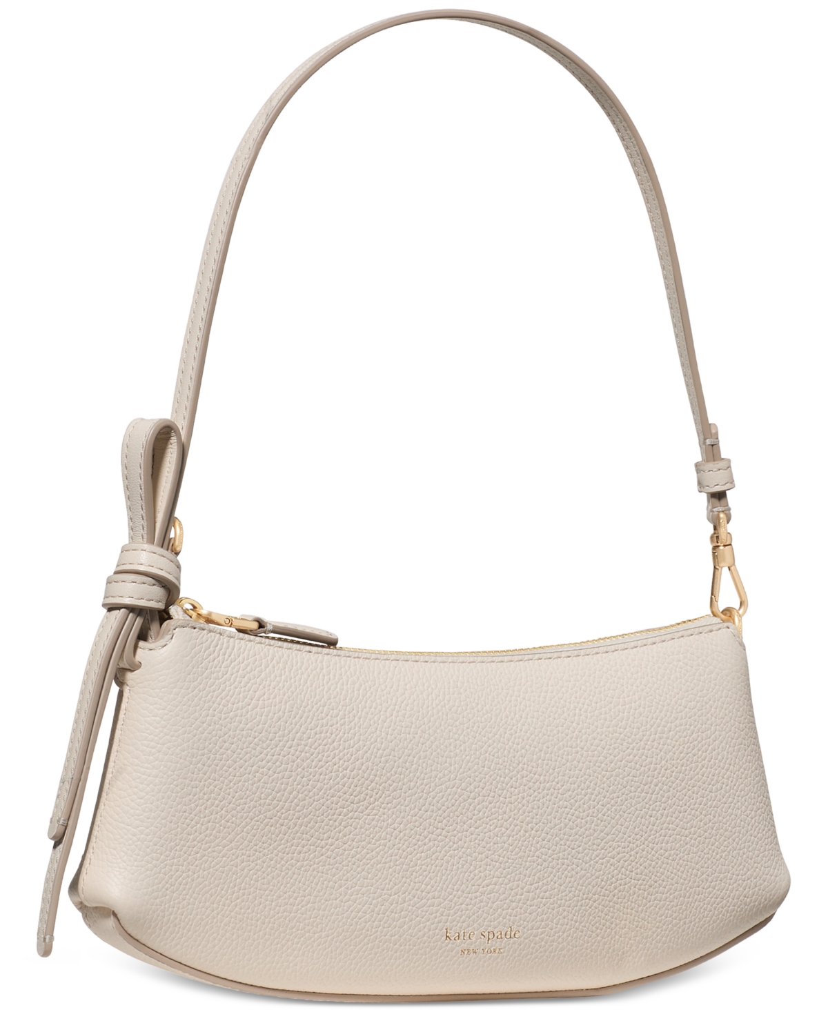 Kate Spade Small Loop Zip Pochette Bag In White