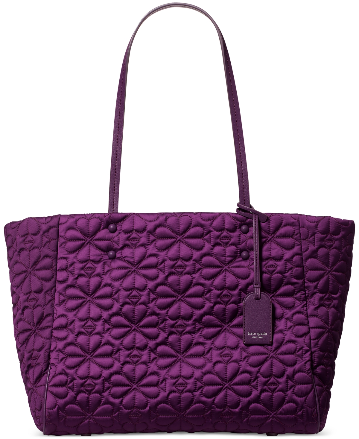 Kate Spade Tilly Medium Quilted Tote Bag In Purple