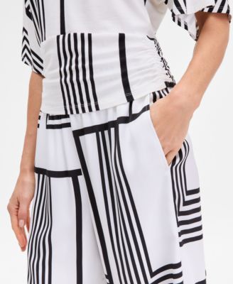 Women's Printed V-Neck Top, Macy's Exclusive