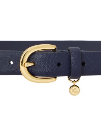Women's Charm Crosshatch Leather Belt