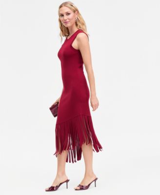 Women's Asymmetrical Hem Sweater Dress, Macy's Exclusive