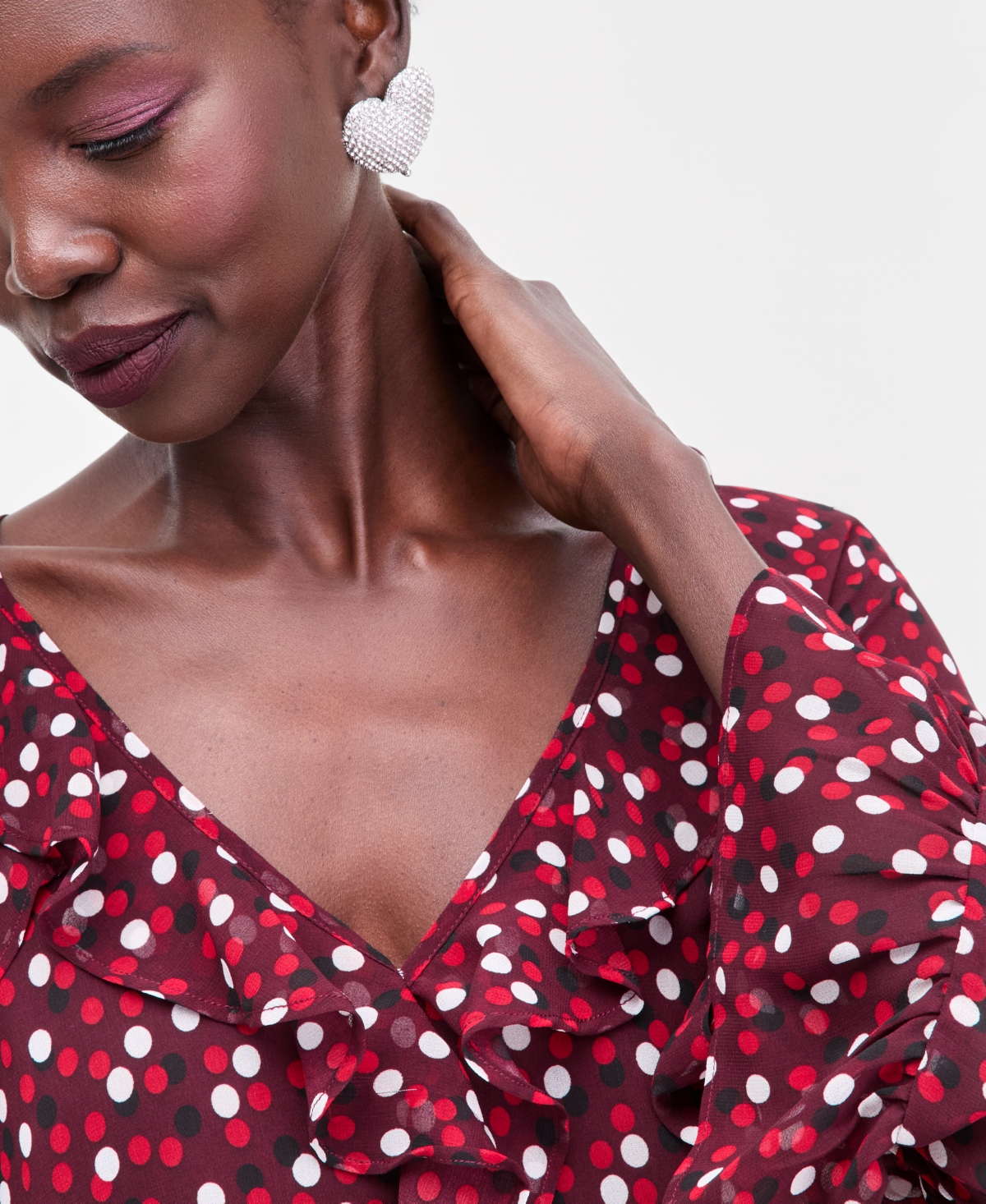 I.n.c. International Concepts Women's Ruffle-Trim Bell-Sleeve Mini Dress, Macy's Exclusive