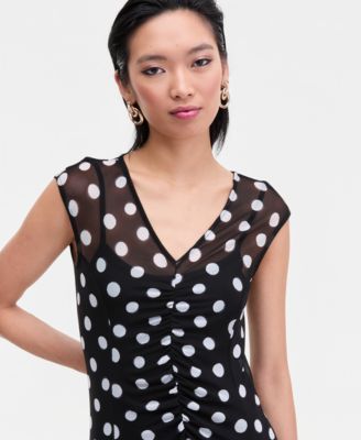 Women's Printed V-Neck Midi Dress, Macy's Exclusive