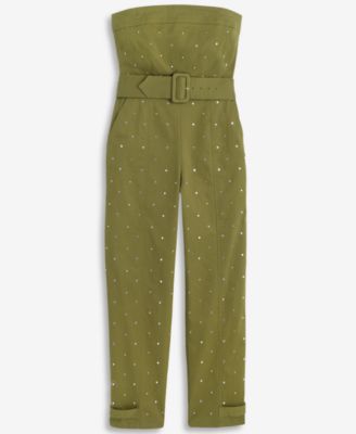 Women's Embellished Strapless Jumpsuit, Macy's Exclusive 