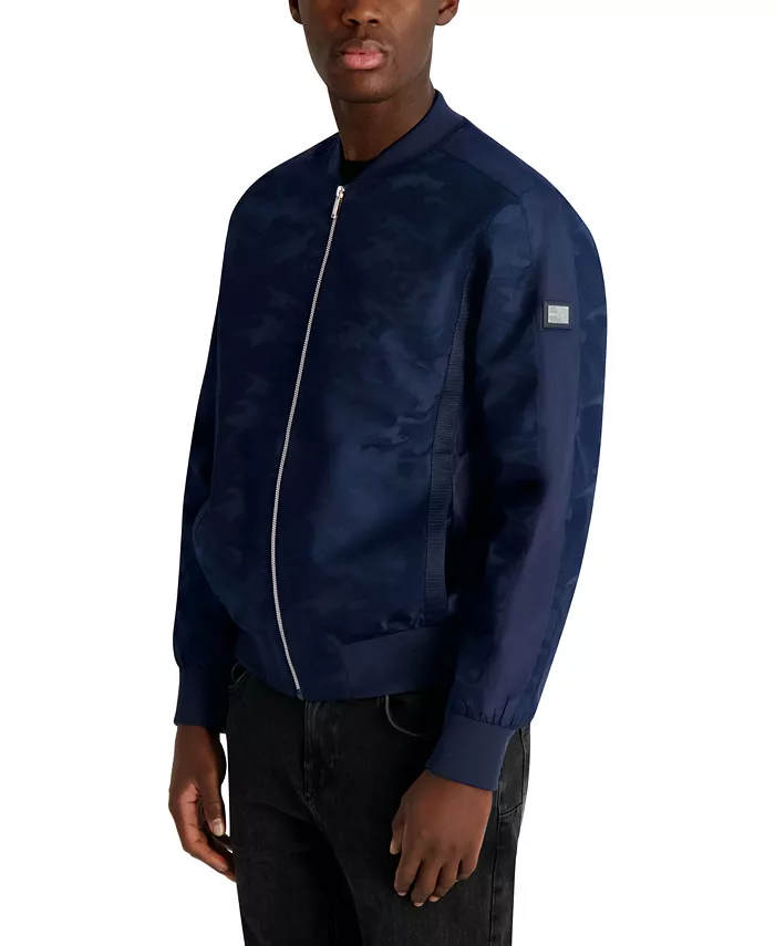 Men's Camo Bomber Jacket - thumbnail 4