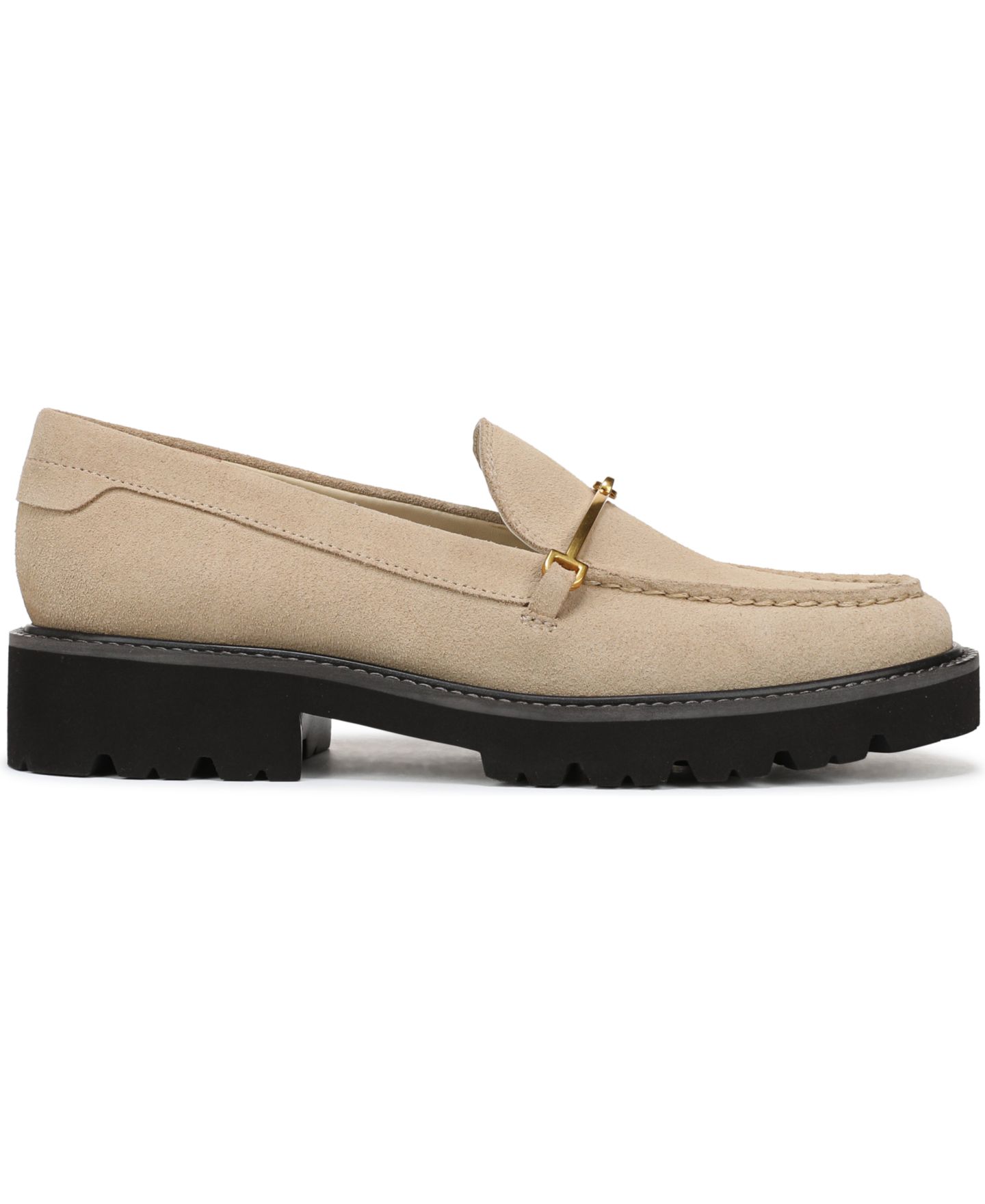 Женские туфли Franco Sarto Senna2 Round Toe Loafer/Moc, цвет: Бежевый замшевый — фото 2