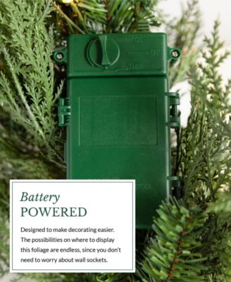 120" Outdoor Winter Evergreen Christmas Garland