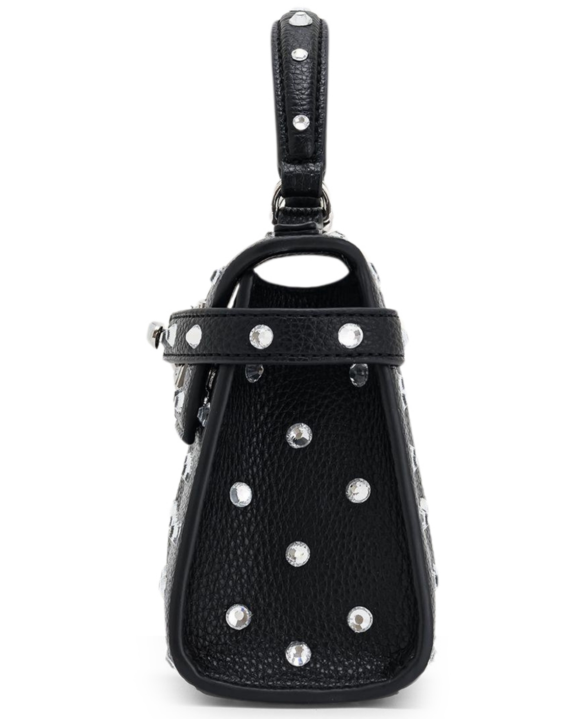 Jw Pei Elise Artificial Crystal Top Handle Bag In Black