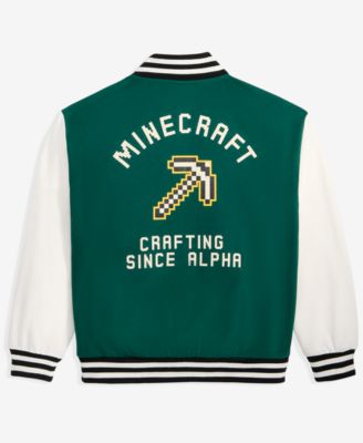 Boys' 5-20 Minecraft Varsity Jacket, Macy's Exclusive 