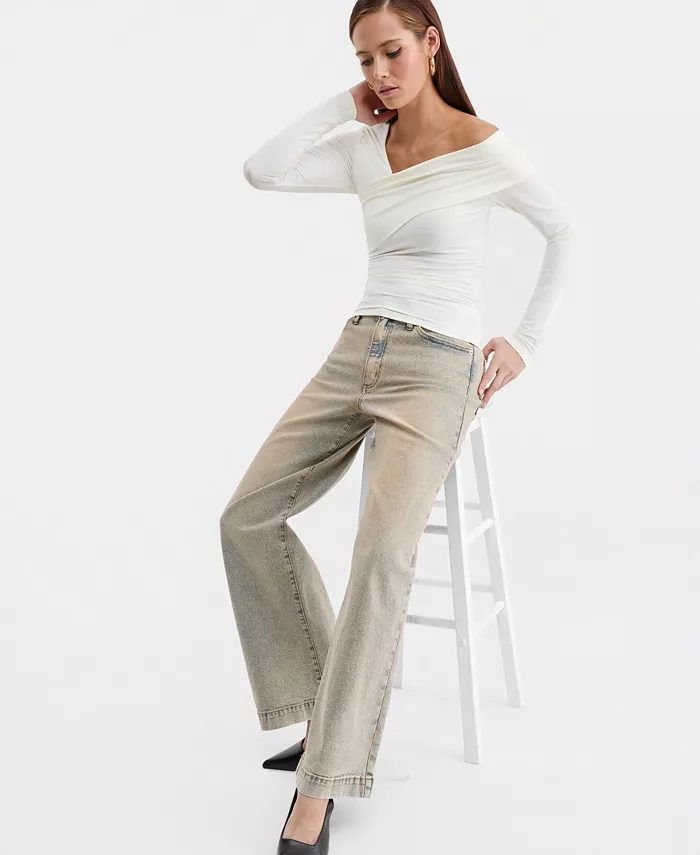 Women's Asymmetric Long-Sleeve Top - thumbnail 5