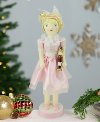 Set of 4 Decorative Wooden Nutcracker Suite Ballet Christmas Decorations