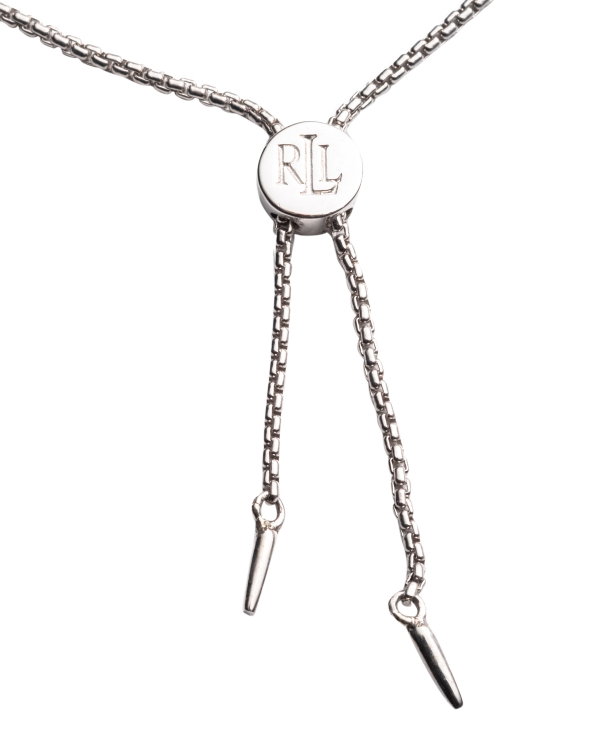 Ralph Lauren Puffy Heart Slider Bracelet In Metallic