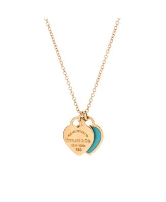 Pre-Owned Tiffany & Co Return to Tiffany Double Heart Tag Pendant