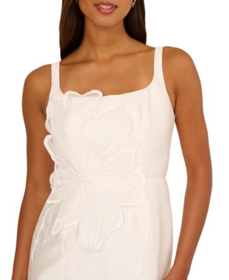 Women's Sleeveless Beaded Petal Dress
