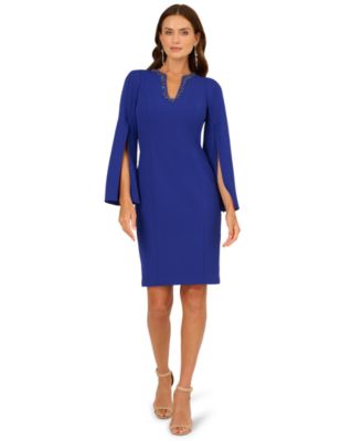 Adrianna Papell - Women's Embellished Sheath Dress