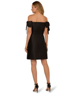 Women's Off-The-Shoulder Bow-Sleeve Dress