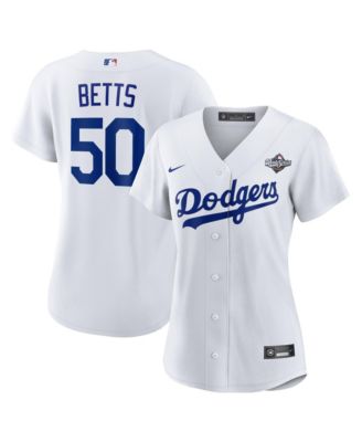 Nike - Women's Mookie Betts White Los Angeles Dodgers 2025 World Series Home Replica Player Jersey