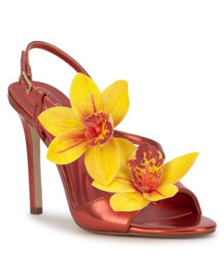 Jessica Simpson - Women's Jylia Strappy Orchid Embellished Stiletto Dress Sandals