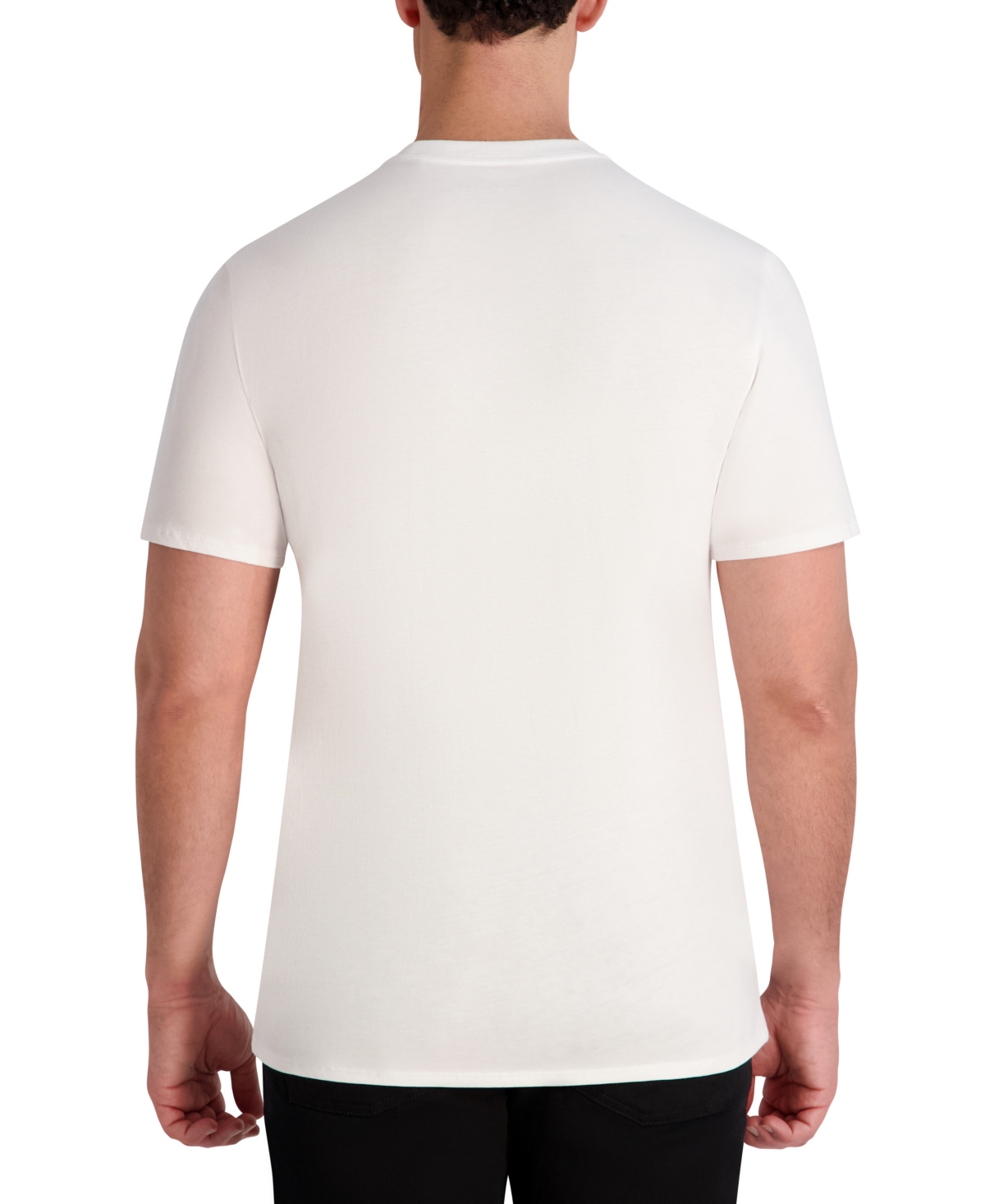 Karl Lagerfeld Men's Swirl Armor T-shirt In White