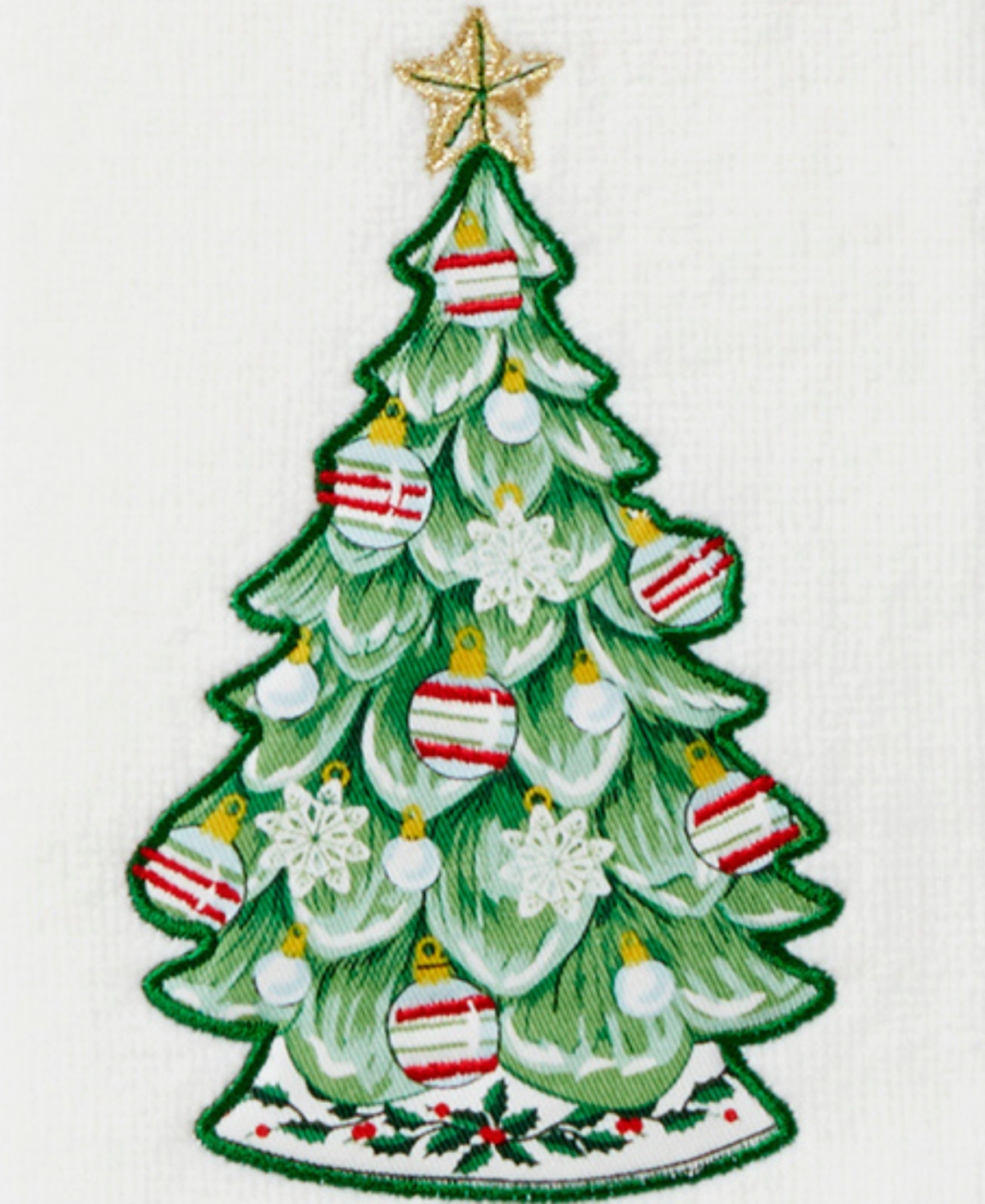 Lenox Advent Tree Cotton Kitchen Towels, Set of 2