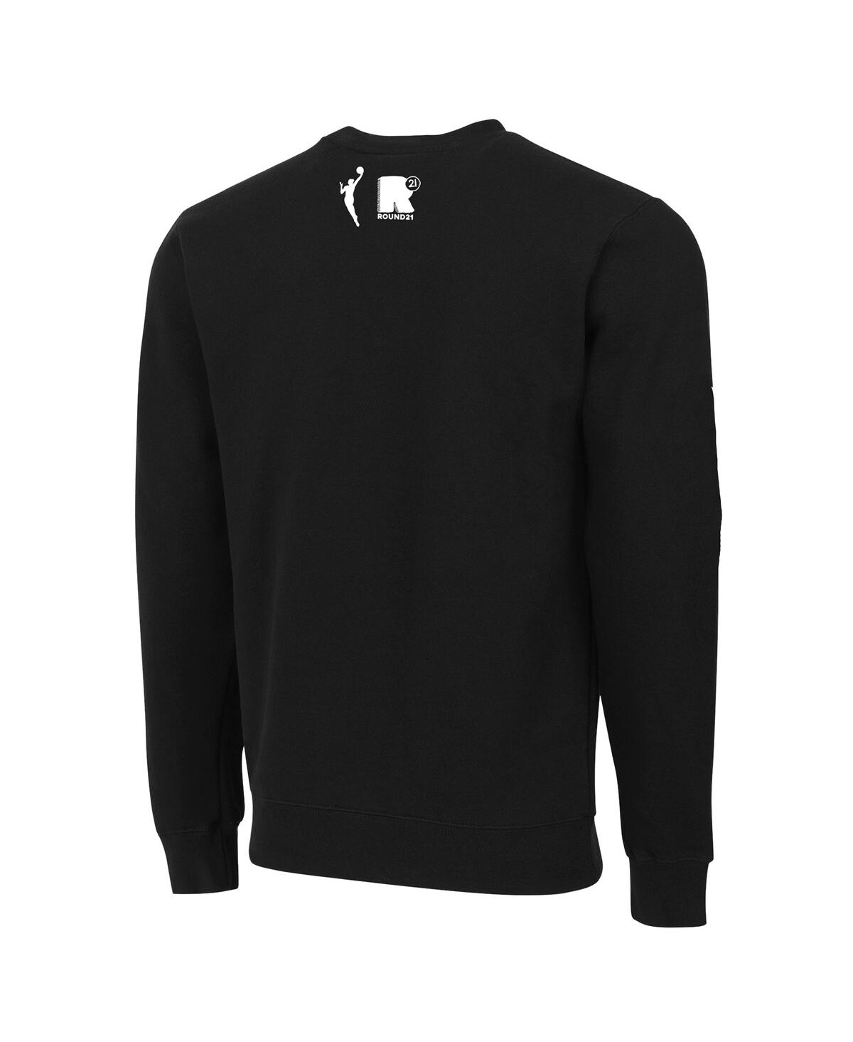 Round21 Men's And Women's Black Wnba Statement Pullover Sweatshirt In Black