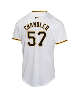 Big Boys and Girls Bubba Chandler White Pittsburgh Pirates Home Player Game Jersey