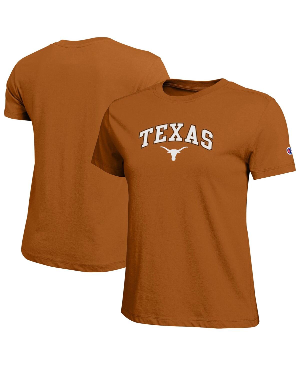 Champion Women's Texas Longhorns Arched Over Logo T-Shirt