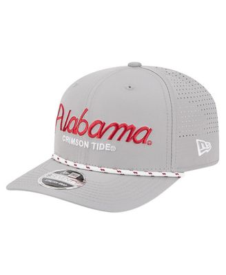 New Era Men's Grey Alabama Crimson Tide Script Performance Rope ...
