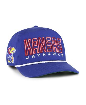 '47 Brand - Big Boys and Girls Royal Kansas Jayhawks Byline Hitch Adjustable Hat