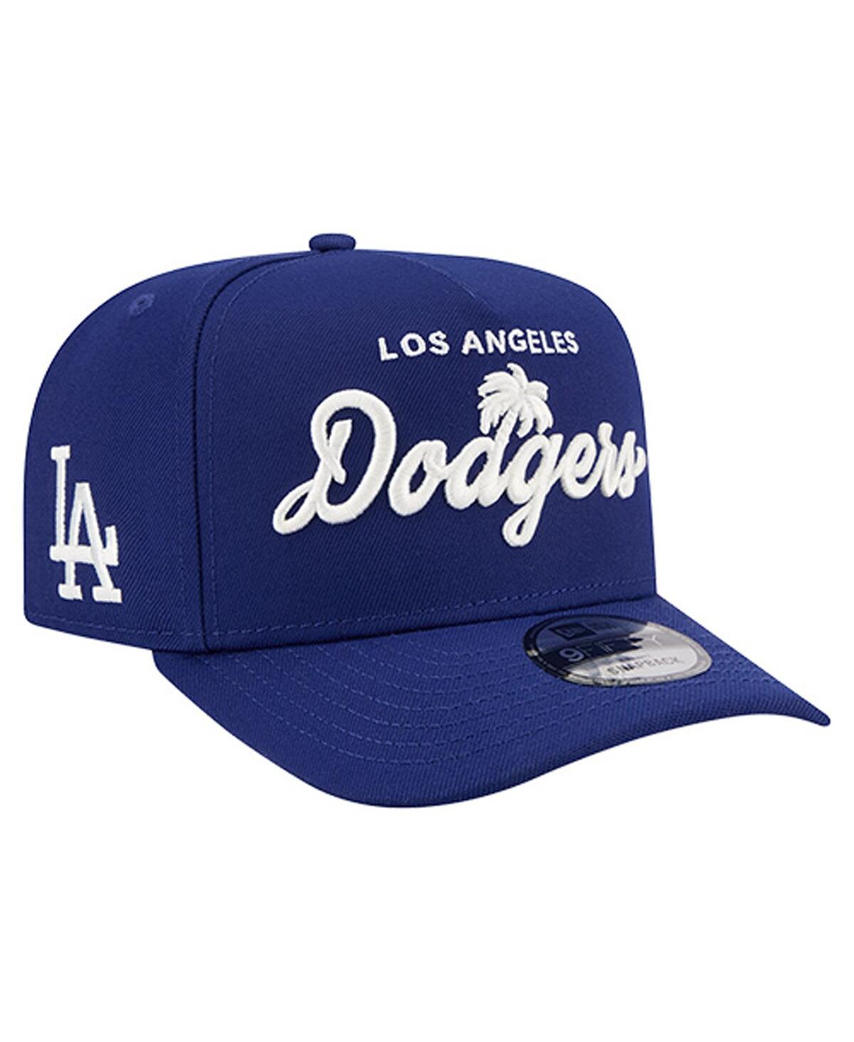 New Era Men's Royal Los Angeles Dodgers Local Play A-Frame 9FIFTY Snapback Hat