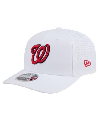 New Era - Men's White Washington Nationals COOLERA 9SEVENTY Adjustable Hat