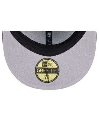 Men's Black Cincinnati Bengals Head Oversized 59FIFTY Fitted Hat