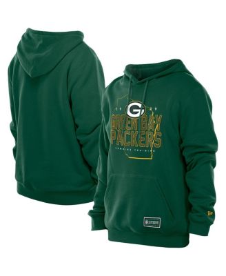 New Era - Men's Green Bay Packers Combine Authentic Local State Throwback Hoodie