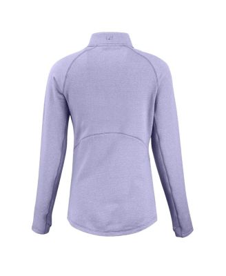 Women's Purple Buffalo Bills Peshastin Eco Fleece Half-Zip Sweatshirt