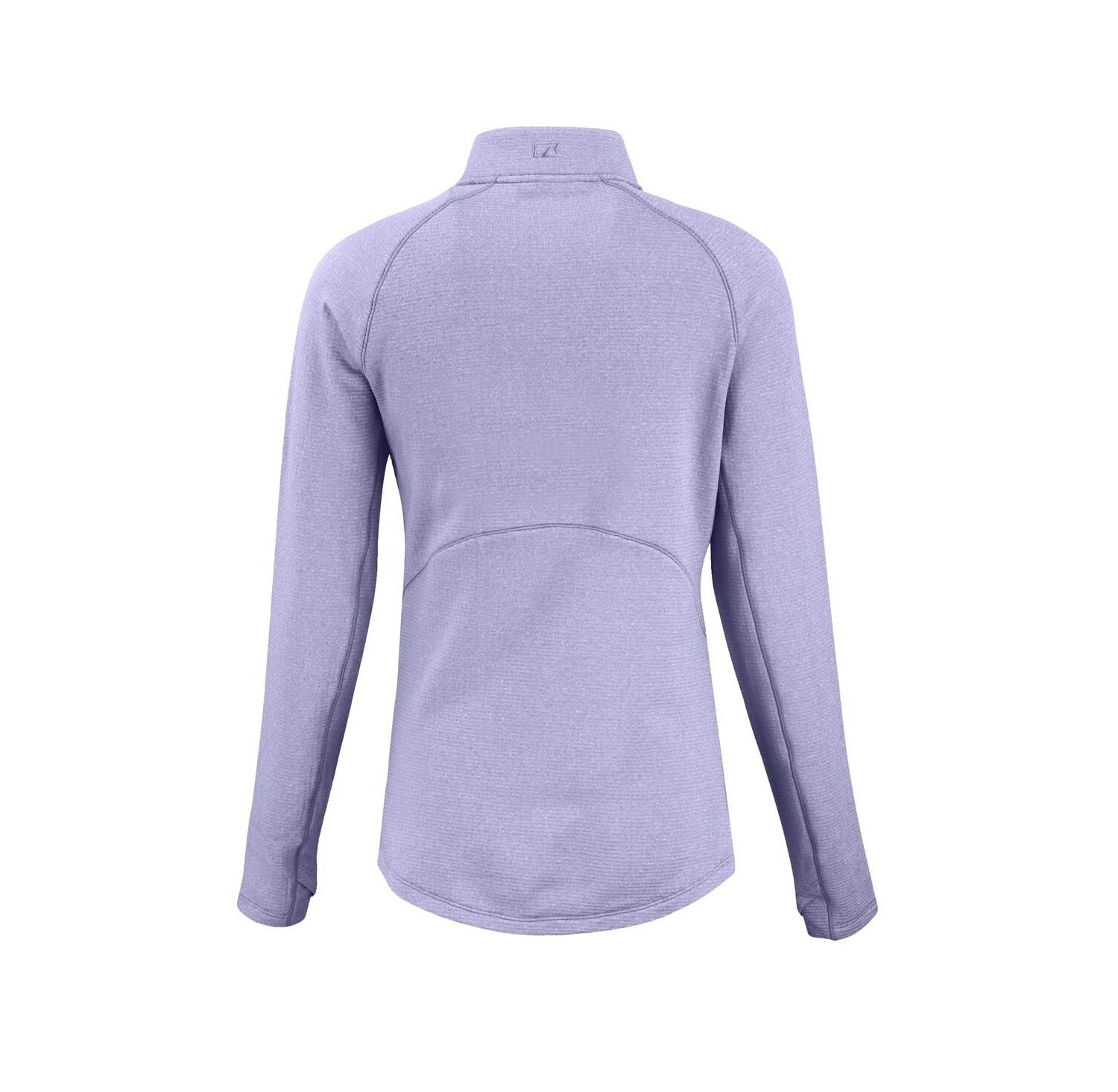 Women's Purple Buffalo Bills Peshastin Eco Fleece Half-Zip Sweatshirt