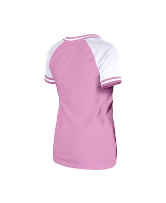 Women's Pink Jacksonville Jaguars Mommy Me V-Neck T-Shirt