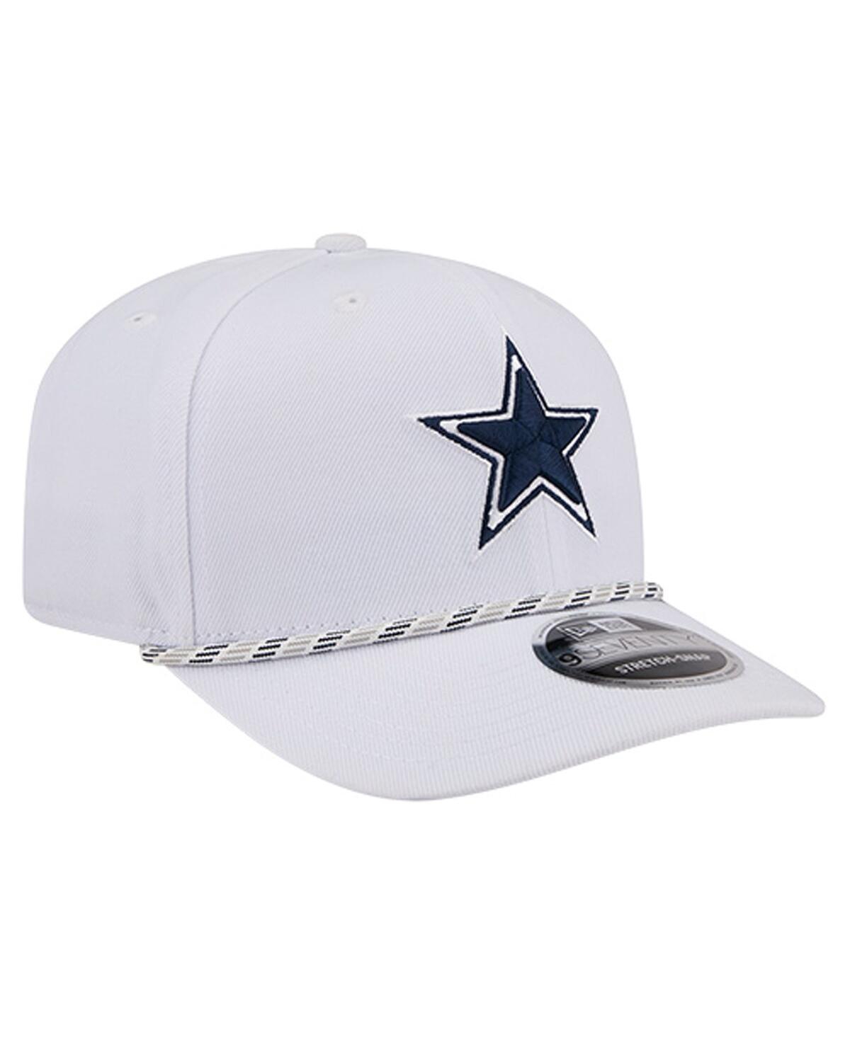 New Era Men's White Dallas Cowboys Gameday Multi Rope 9seventy Adjustable Hat In Gray