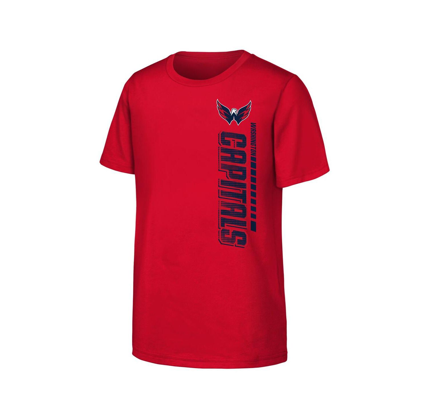 Big Boys and Girls Red Washington Capitals Atmosphere T-Shirt