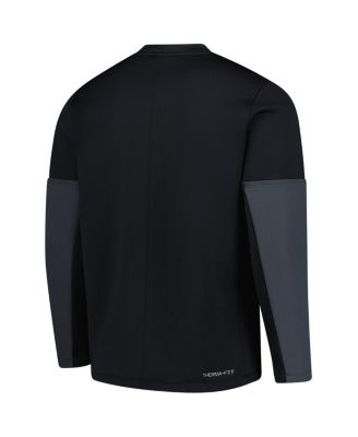 Men's Black U.S. Paralympics Coaches Long Sleeve Therma-FIT Sweatshirt
