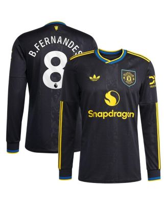 Adidas Men's Bruno Fernandes Black Manchester United 2025/26 Third