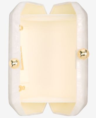 Acrylic Swirl Minaudiere Clutch, Macy's Exclusive