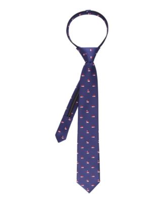 Tommy Hilfiger - Boys Santa Hat Pattern Zipper Tie