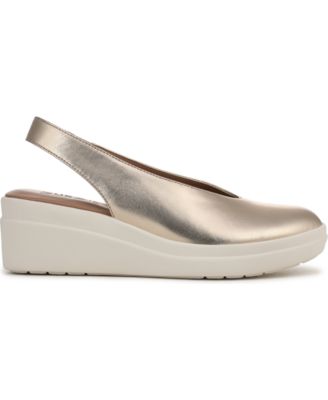 Women's Sutton Slingback Leather Wedges