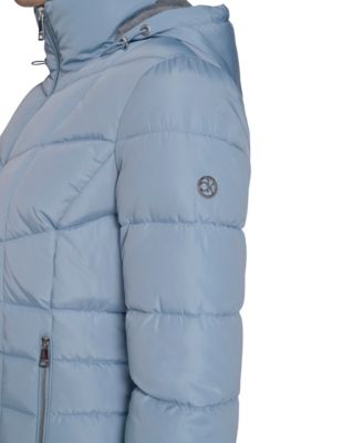 Women's Stand Collar Lined Puffer Jacket