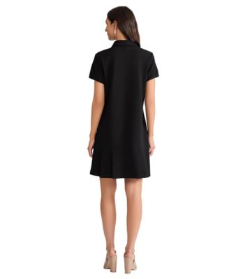 Women's Karolina Pleated Collared Short Dress