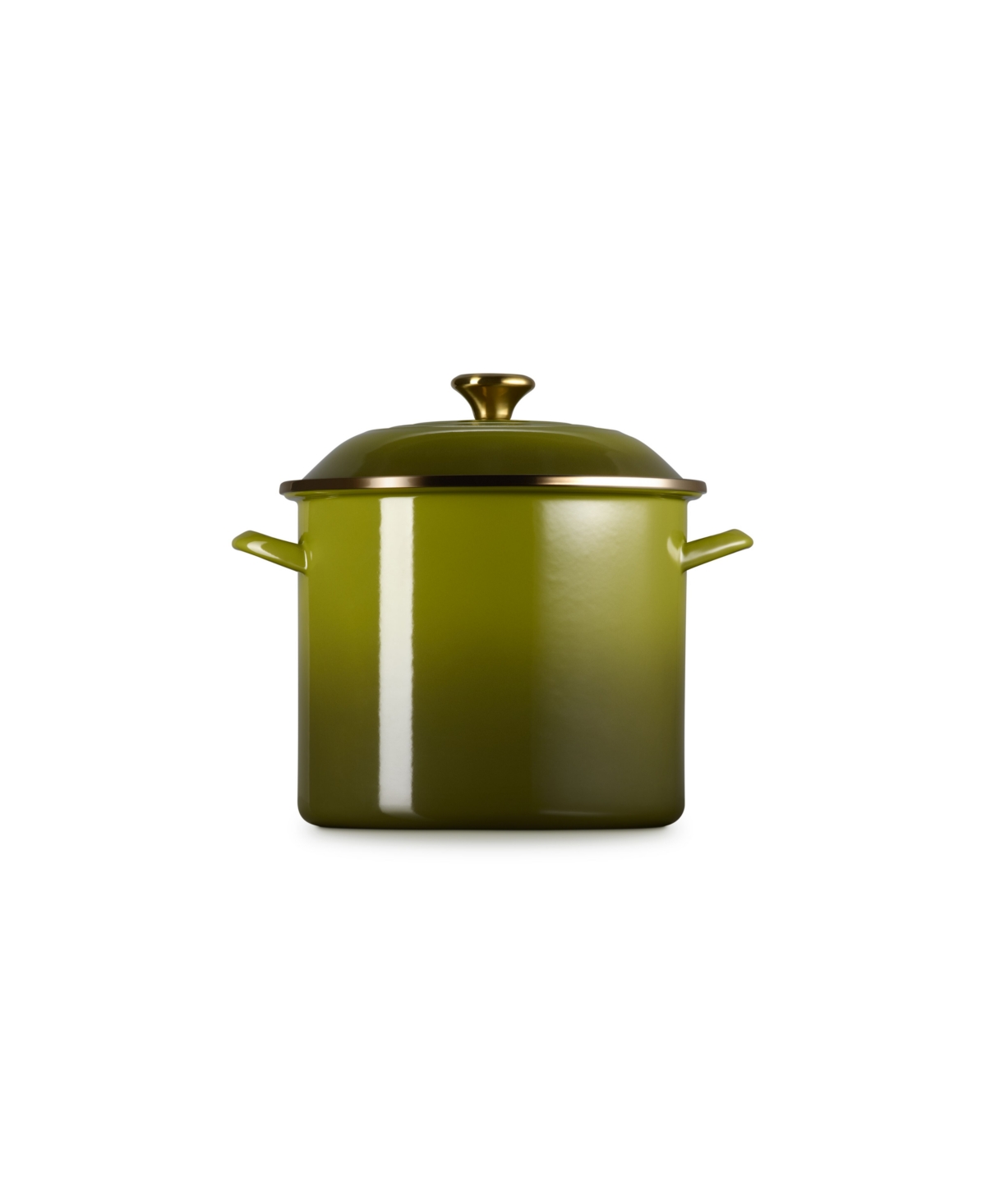 Le Creuset Enamel On Steel 12-quart Classic Round Stockpot In Green