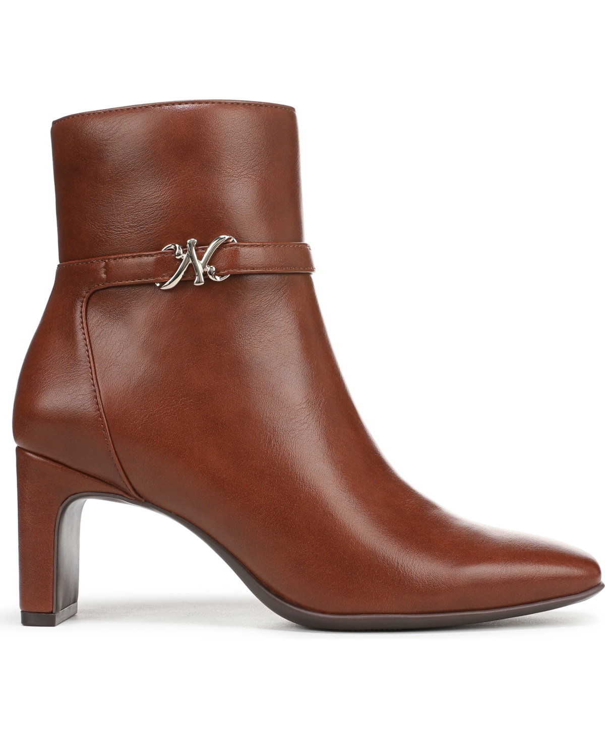 Naturalizer Nanette Square Toe Boot In Animal Print