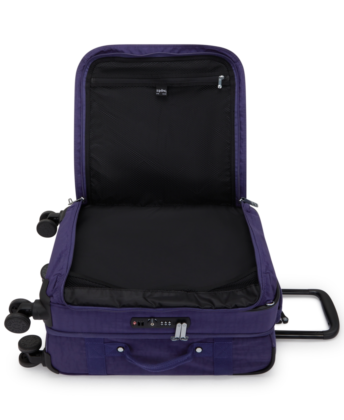 Kipling Spontaneous Small Rolling Luggage In Blue